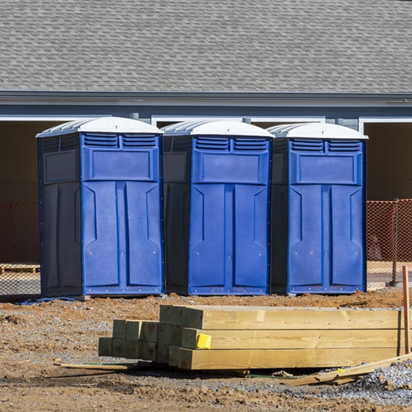 what is the cost difference between standard and deluxe portable toilet rentals in Delaware